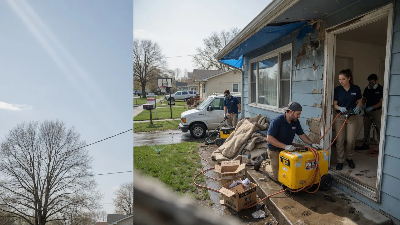 Basement Flood Cleanup in Union, IL near me